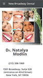 Mobile Screenshot of newbroadwaydental.com